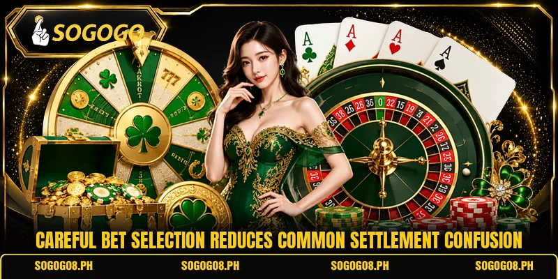 Careful bet selection reduces common settlement confusion