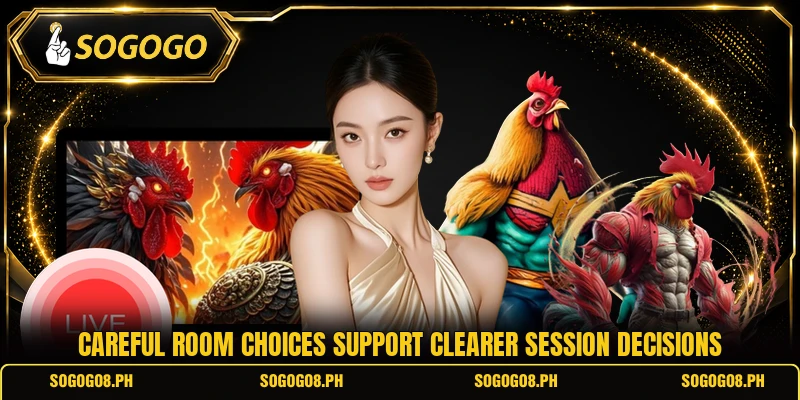 Careful room choices support clearer session decisions