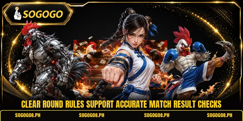 Clear round rules support accurate match result checks