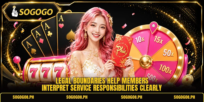 Legal boundaries help members interpret service responsibilities clearly Legal boundaries help members interpret service responsibilities clearly