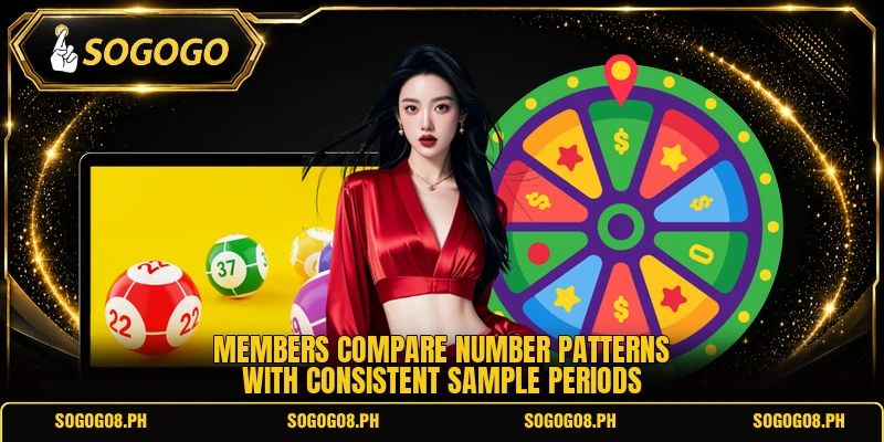Members compare number patterns with consistent sample periods