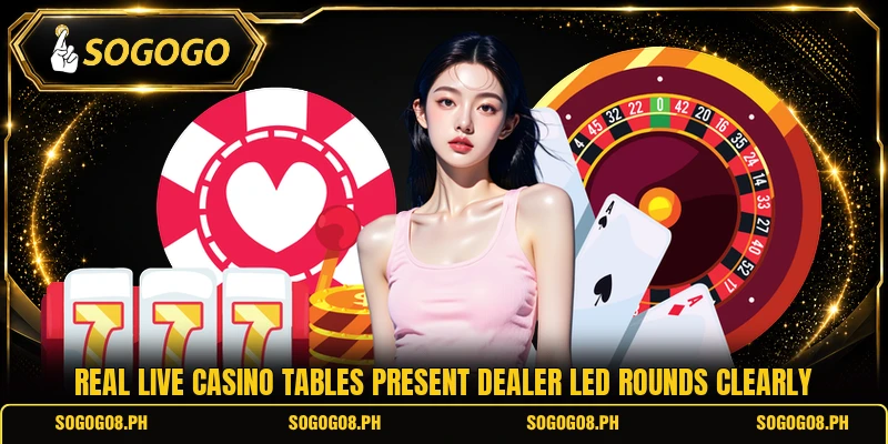 Real live casino tables present dealer led rounds clearly