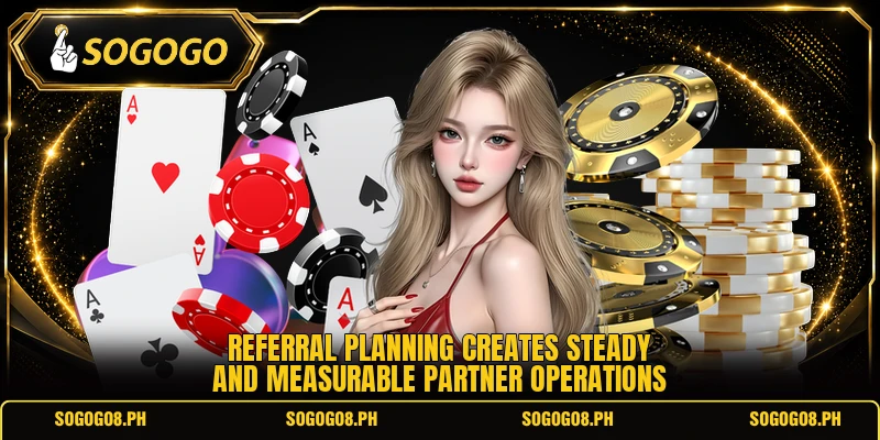 Referral planning creates steady and measurable partner operations Referral planning creates steady and measurable partner operations