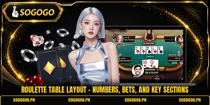 Roulette Table Layout - Numbers, Bets, And Key Sections