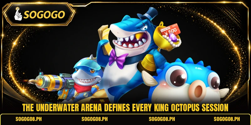 The underwater arena defines every King Octopus session